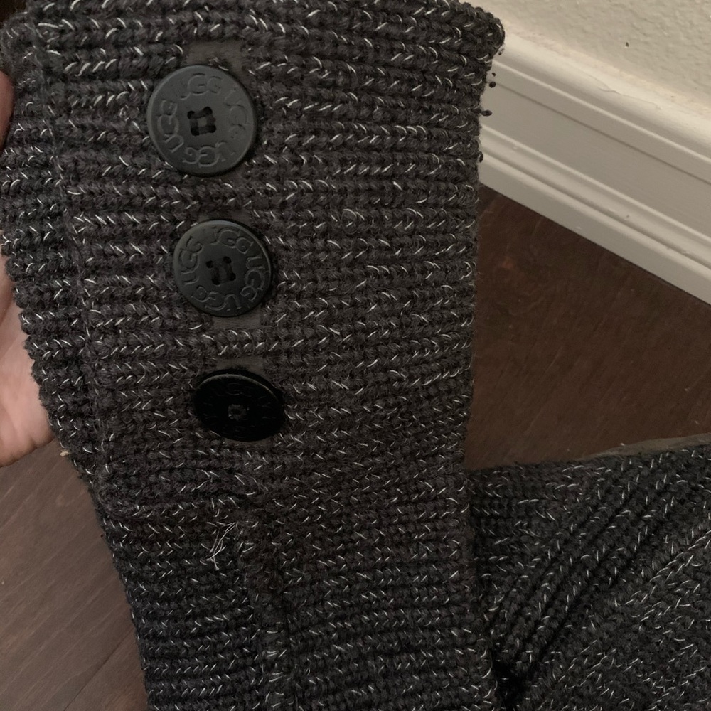 UGG Cardy Knit Boot Grey - size 8